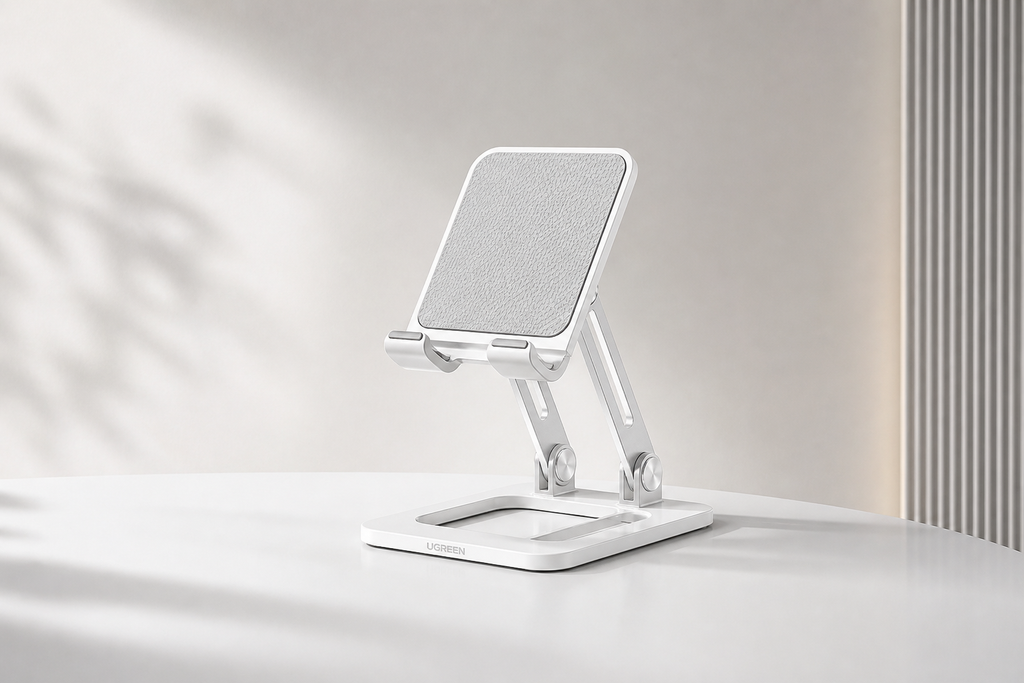 FlexiFold Adjustable Phone Stand – Portable & Anti-Slip Holder