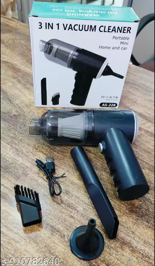 PowerClean Pro Handheld Vacuum – Cordless Car & Home Cleaner